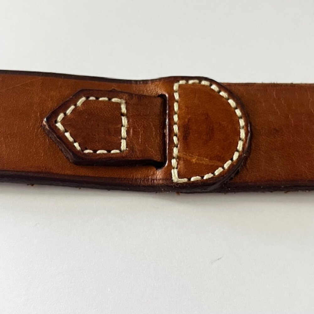 Banana Republic Brown Leather Belt with Brass Buckle - Picture 6 of 16